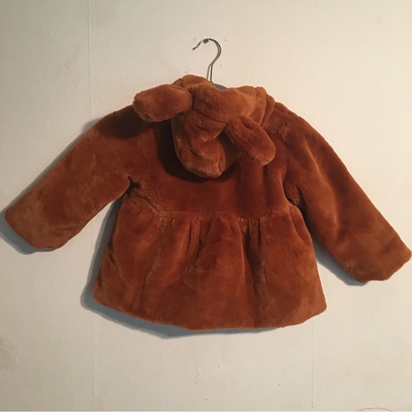 Kinlei Boabe Toddler Fuzzy Teddy Bear Coat: Size XXS - Picture 5 of 9